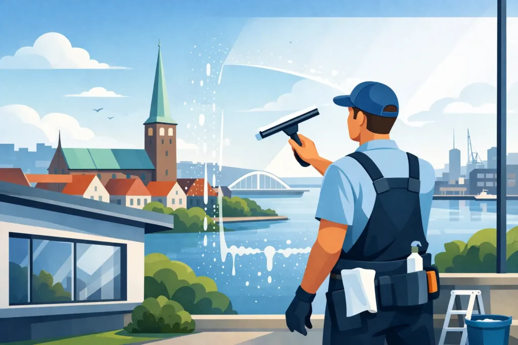 Et godt tilbud på vinduespudsning i Aarhus
